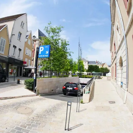 Chartres Coeur De Ville, Beau 2 Pieces Chaleureux Et Lumineux,Parking Et Wifi ! Buitenkant foto
